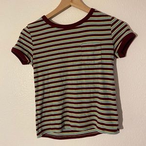 multicolored crop top